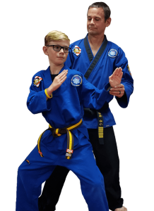 Master Glenn Olson instructing a student